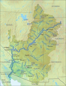 Map of the Colorado River