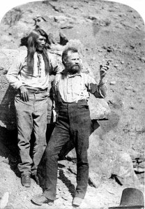 John Wesley Powell and Indian guide